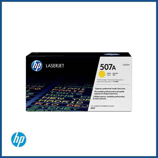  HP 507A (CE402A) Yellow LaserJet Toner Cartridge 